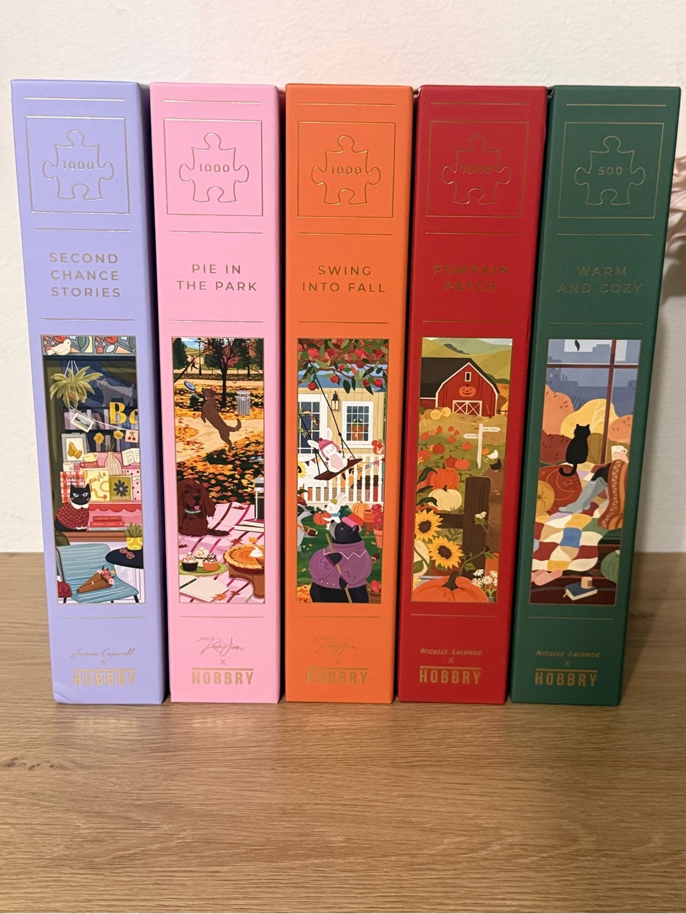 Hobbry  puzzles 5 brand new unopened never used